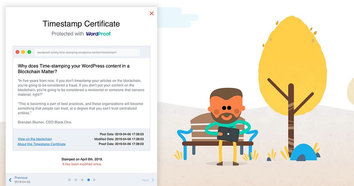 WordProof Timestamp