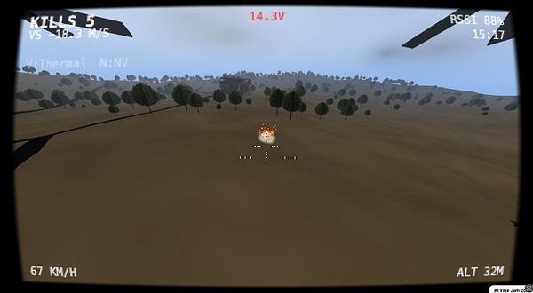 A side-by-side comparison of a 3D-rendered tree model and a pixel-art sprite tree.