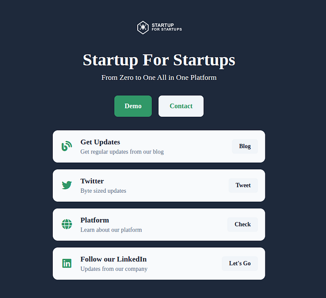 Startup For Startups