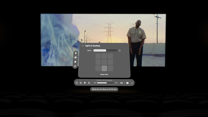 Screenshot of Theater: The Future of Cinema