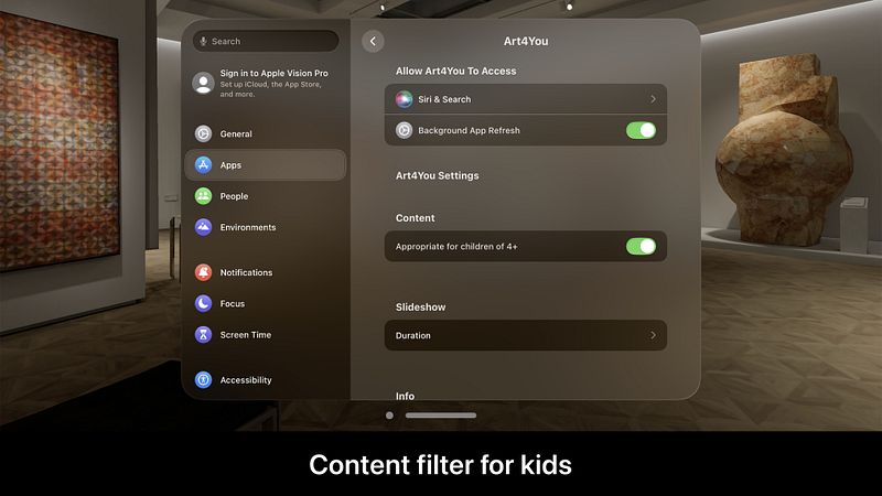 Screenshot of Art4You - Famous Paintings