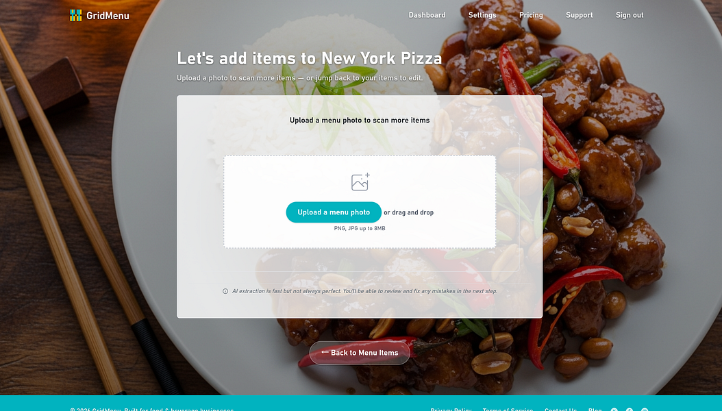 GridMenu