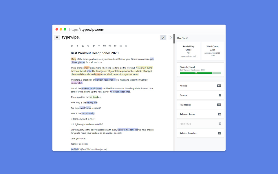 typewipe