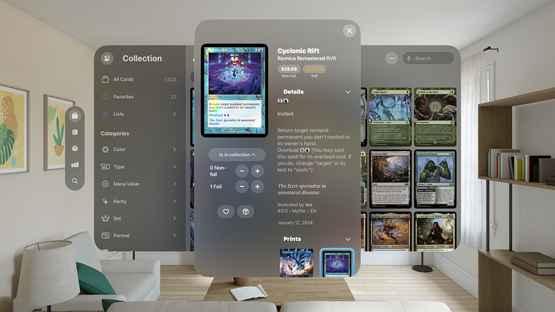 Screenshot of MTG Scanner - Lion’s Eye