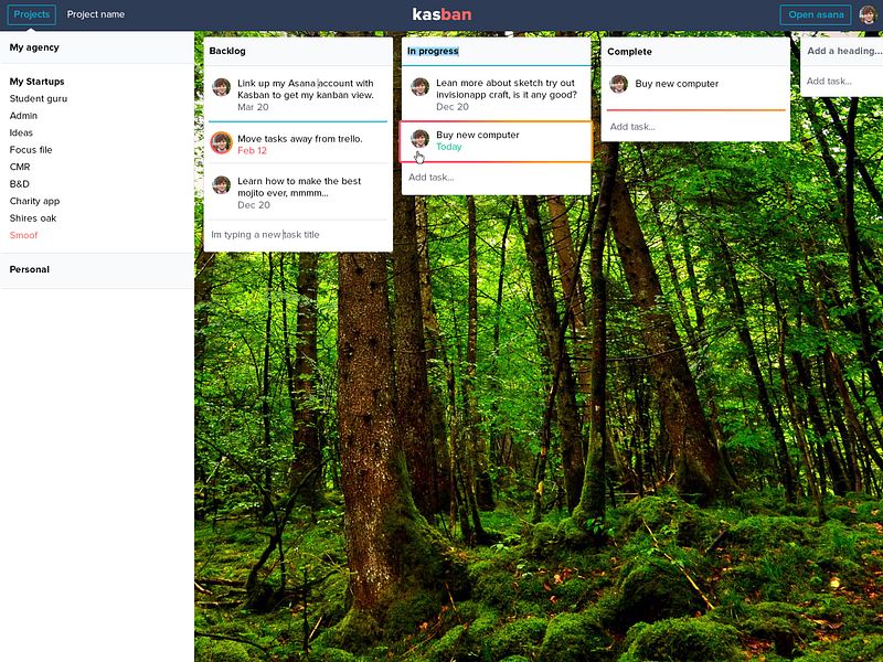 Kasban for Asana