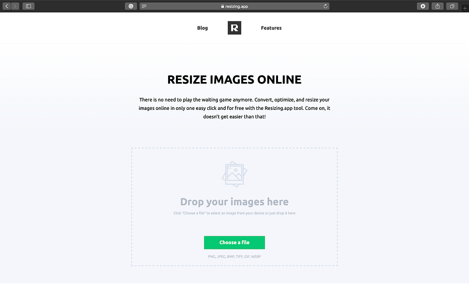 Resizing.app
