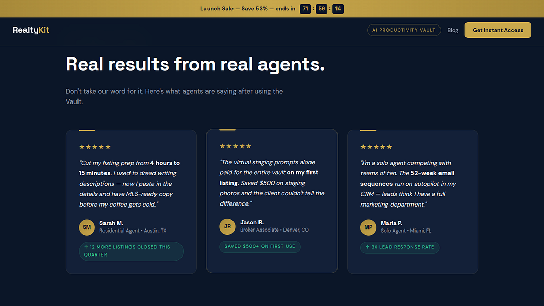 RealtyKit – Automate listing copy, staging prompts, emails, and video scripts visual 3