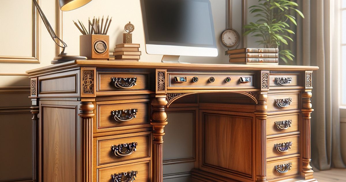 What is a Kneehole Desk? (Interior Design explained) Room AI