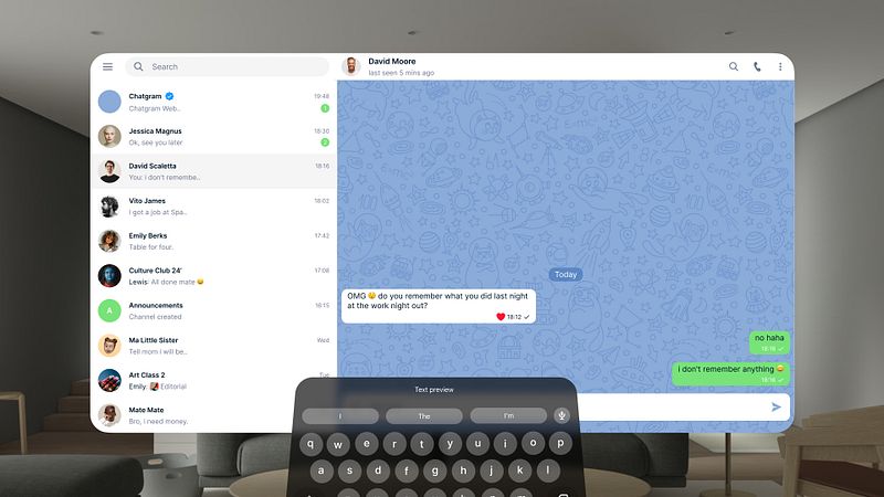 Screenshot of Messenger for WhatsApp & WAI