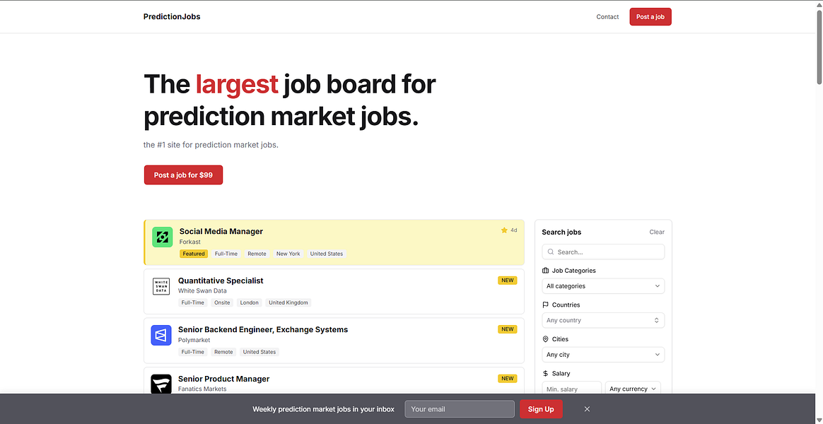 PredictionJobs