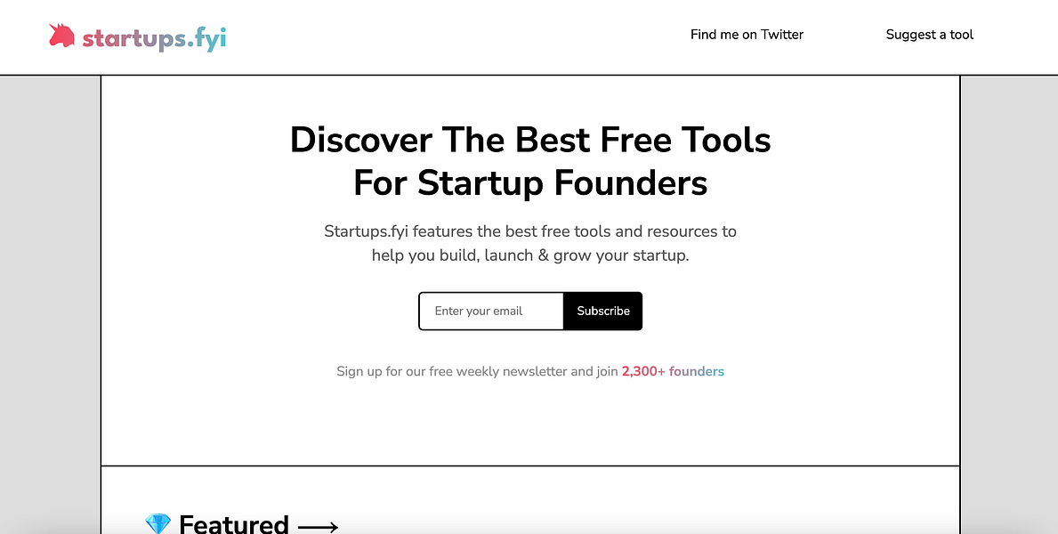 Startups.fyi