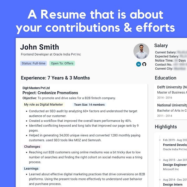 Mevvit Resume