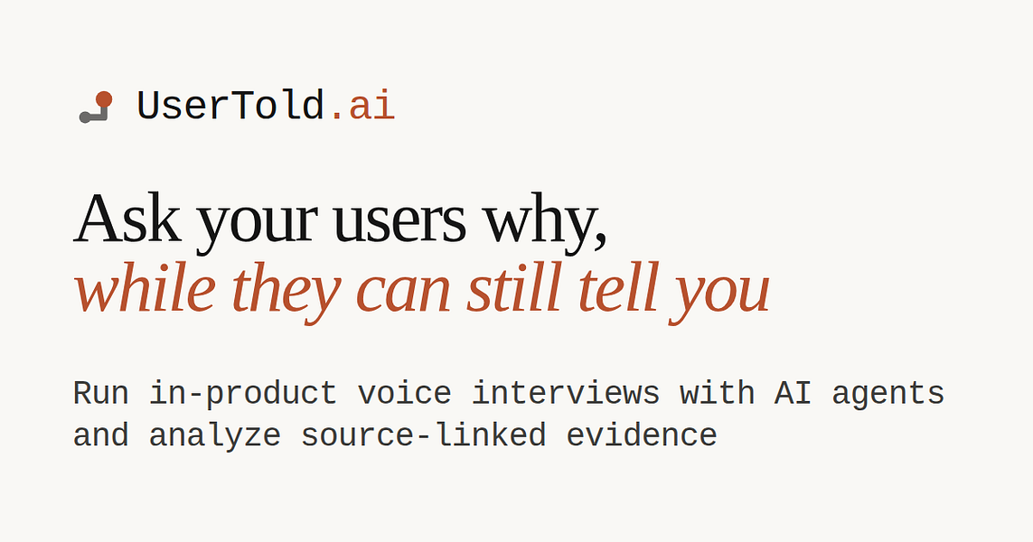 UserTold