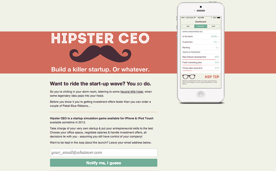 Hipster CEO