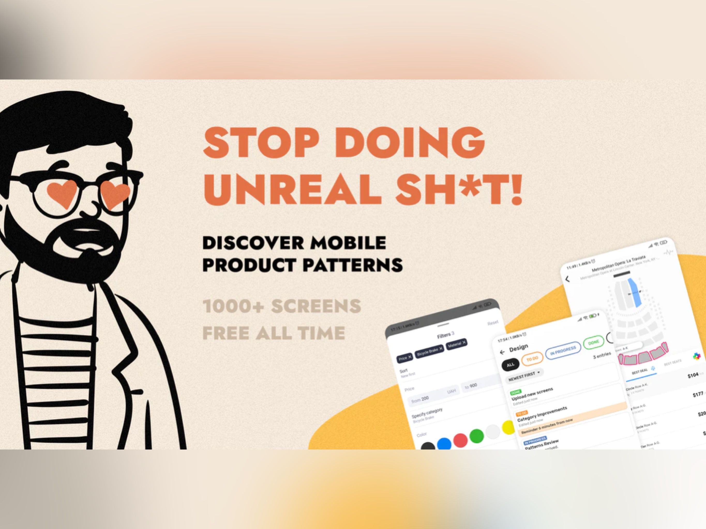 Rowlab: Hand-picked collection of mobile patterns for | BetaList