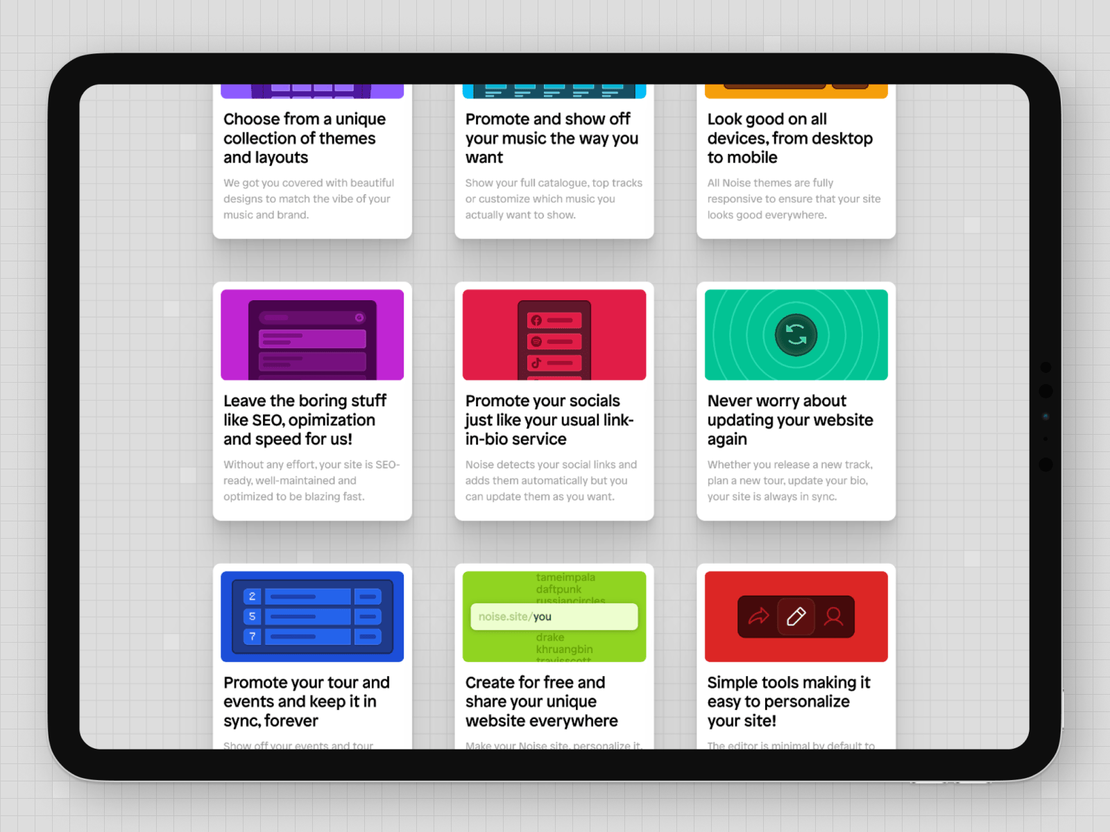 Noise: Turn your Spotify profile into a uniquely designed