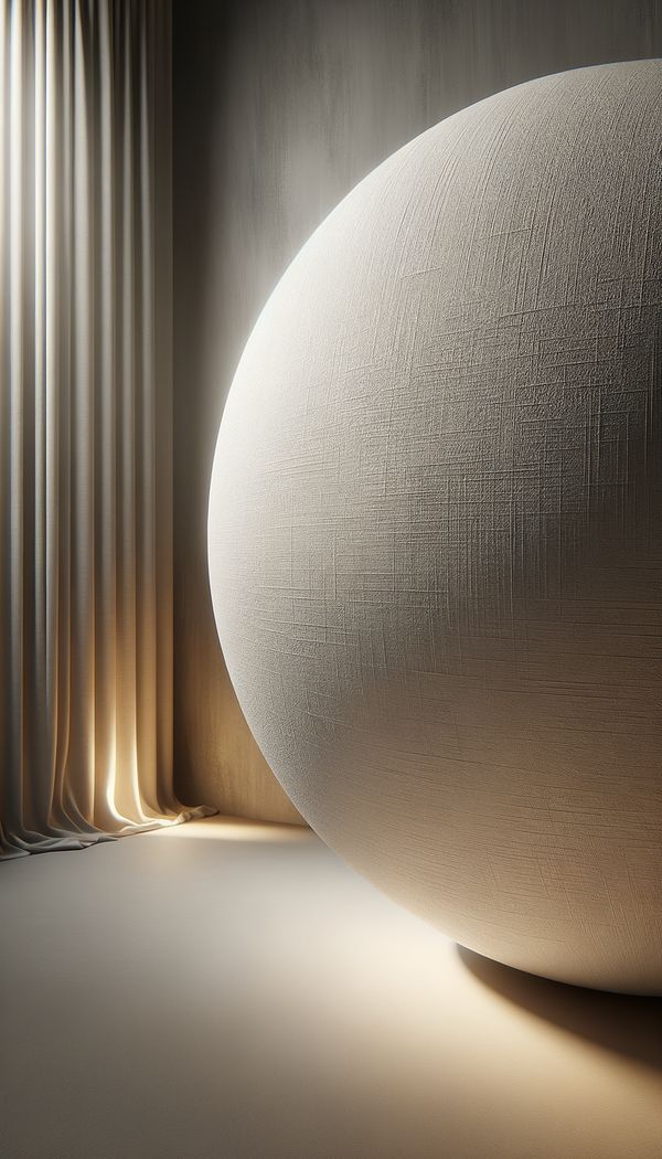 A close-up image of a wall with a subtle linen-like texture achieved through the dragging technique, under soft, ambient lighting.