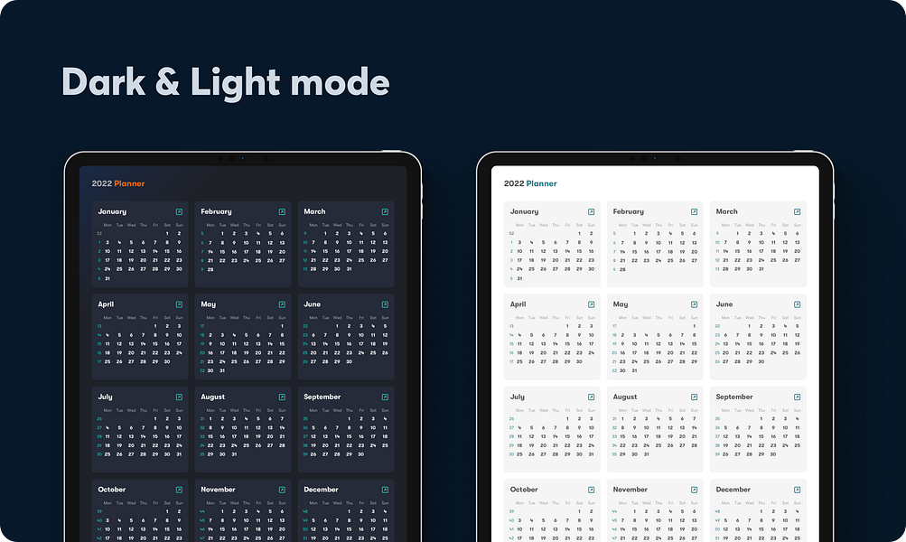 2022 GoodNotes Planner