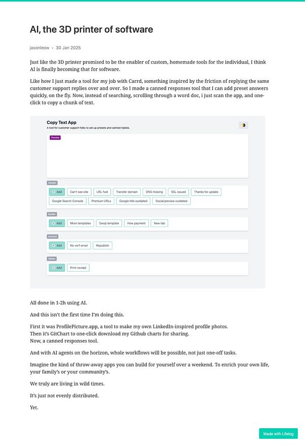 The image displays a user interface for a tool designed to manage canned responses for customer support.