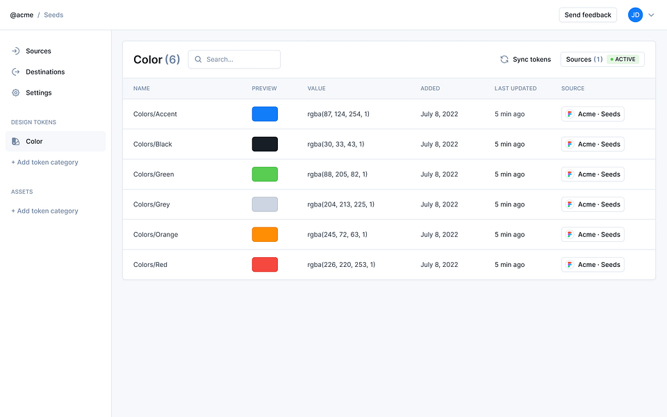Notion Design System Documentation by Specify