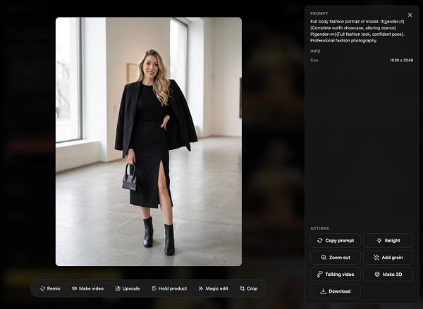 Screenshot of the PhotoAI image viewer interface displaying an error panel about an unavailable Magic Edit feature for video files.