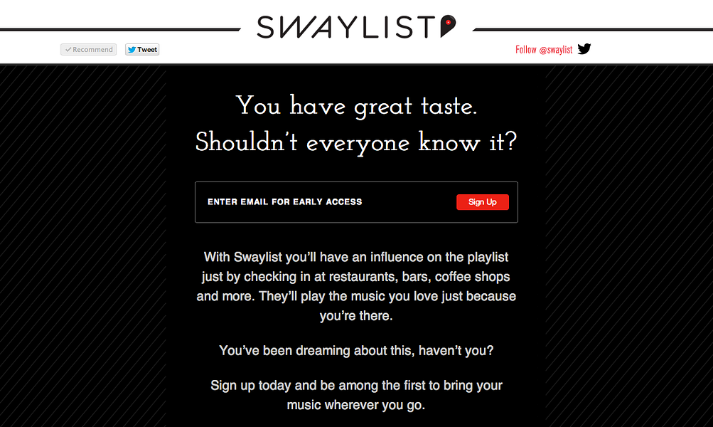 Swaylist