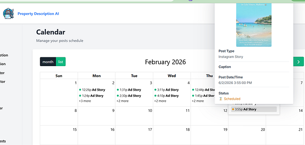 A woman stands on a street corner holding a bright pink umbrella and a purple umbrella on a rainy day with parked cars and shops in the background.