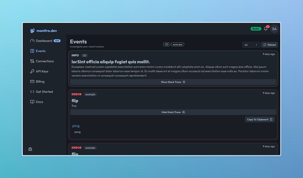 monitro.dev