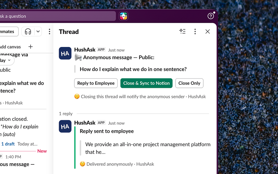 HushAsk