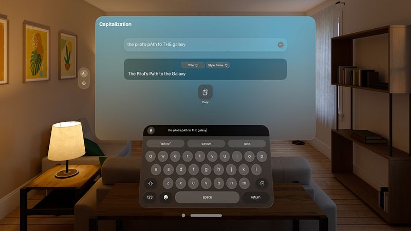 Screenshot of No Cap: Text Editor