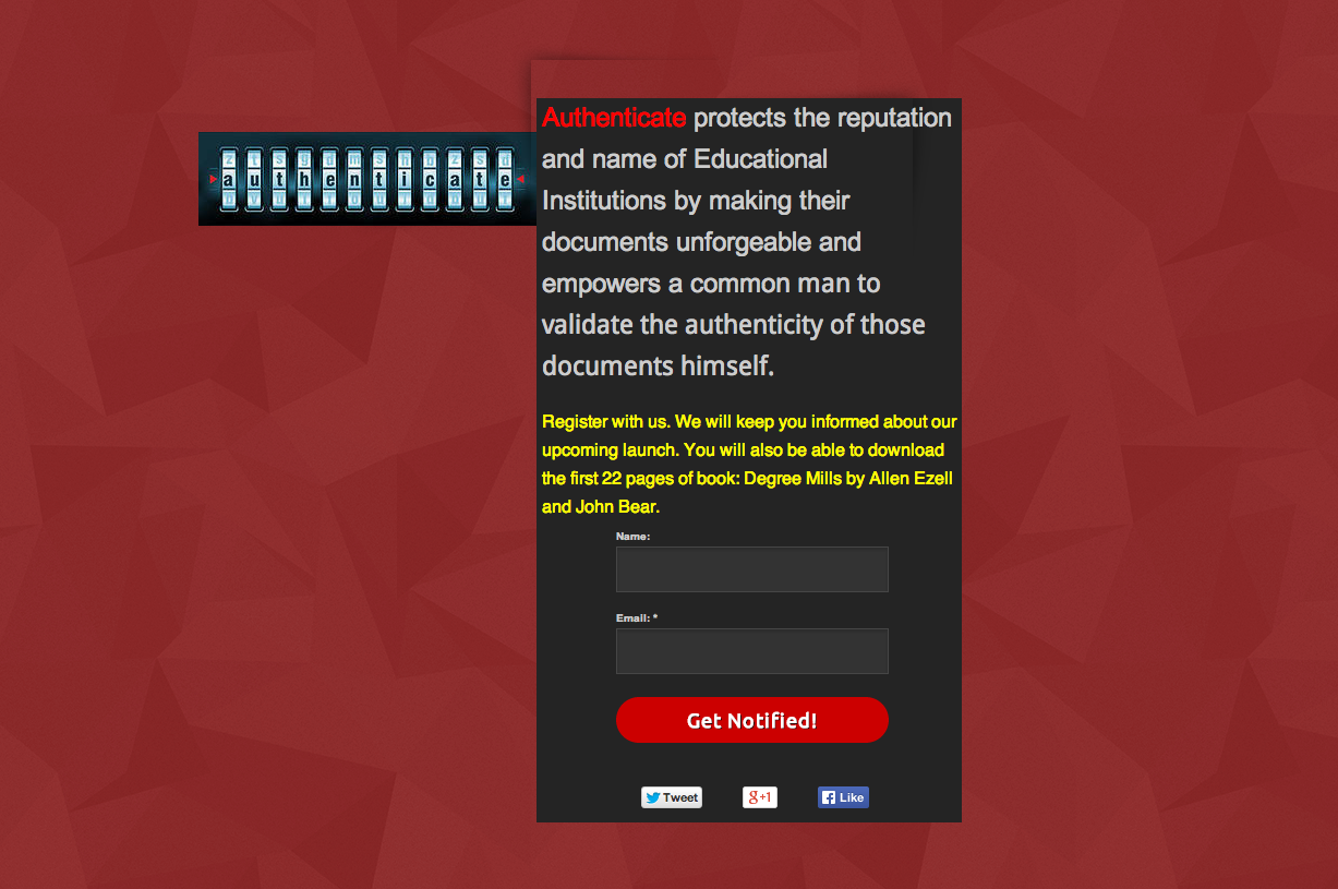 Authenticate: Protect your business from counterfeits, | BetaList