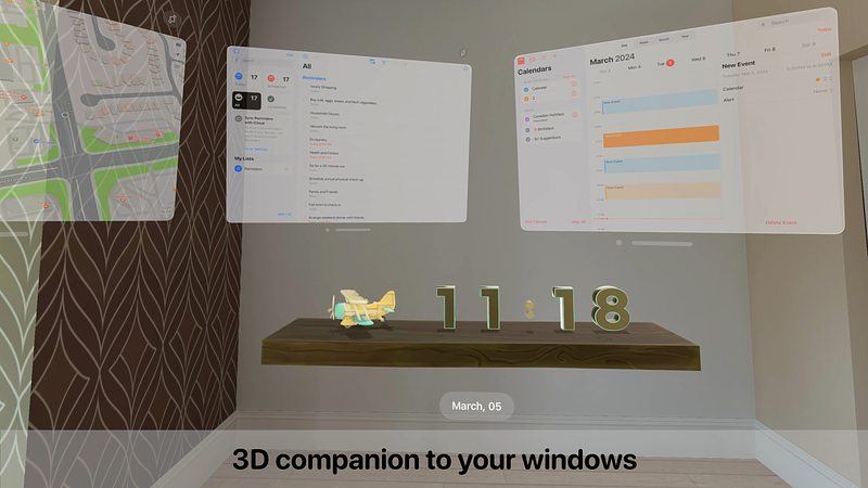 Screenshot of Deskmate 3D