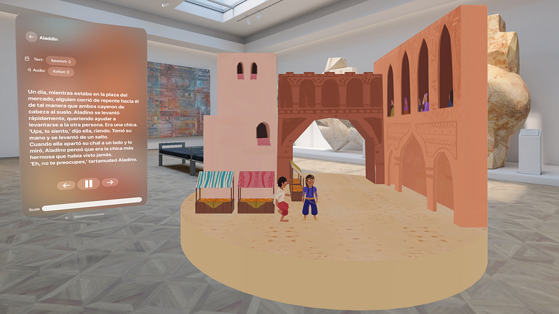 Screenshot of A Spatial Tale