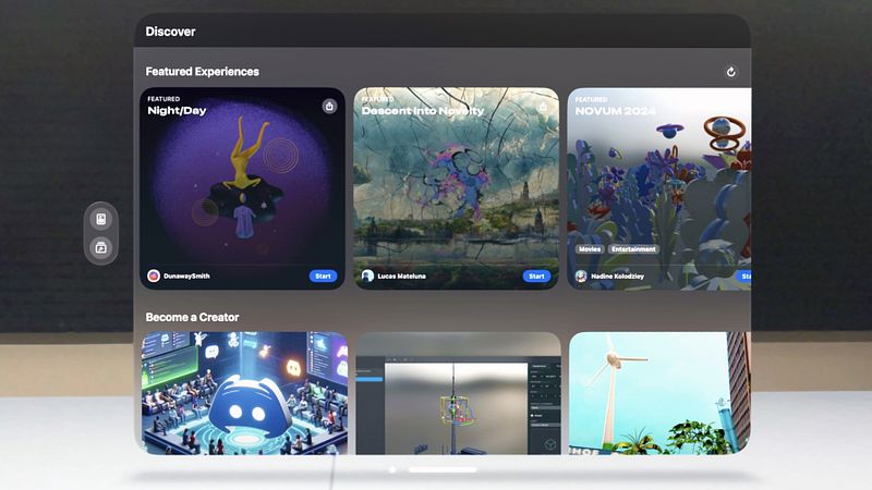 Screenshot of Scenery – Spatial Experiences