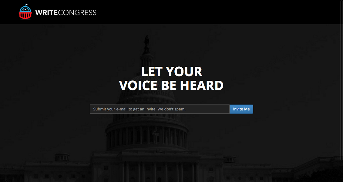 Write Congress