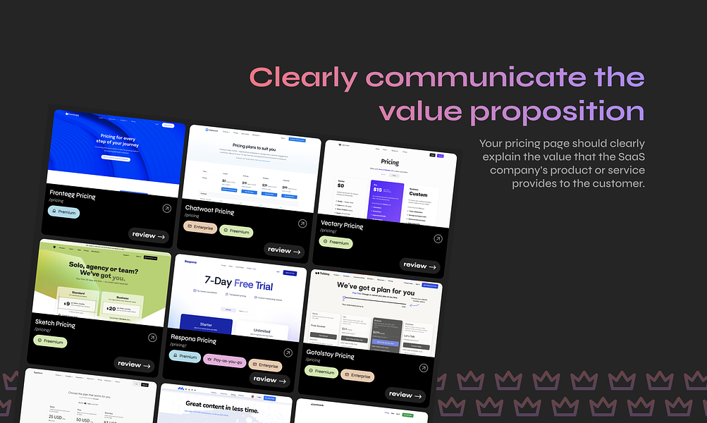 Pricing Page Ideas