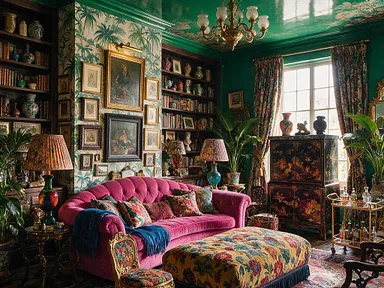 A room in the Maximalist style