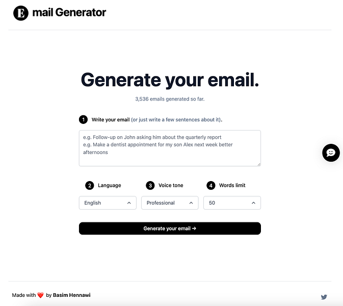 Email Generator