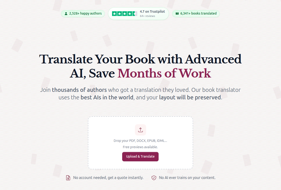 Translate A Book