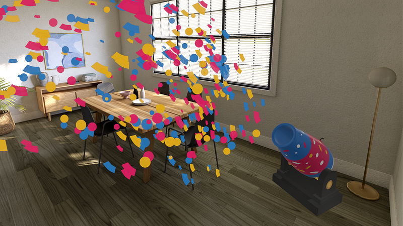 Screenshot of Spatial Sprinkles