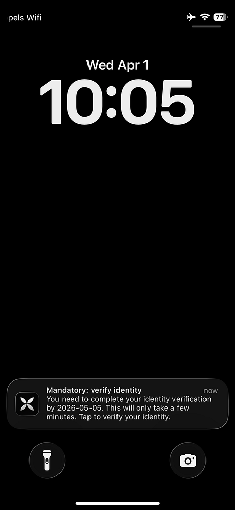 A smartphone screen displays a bank KYC app interface with multiple forms and an error message about an invalid SMS verification code.