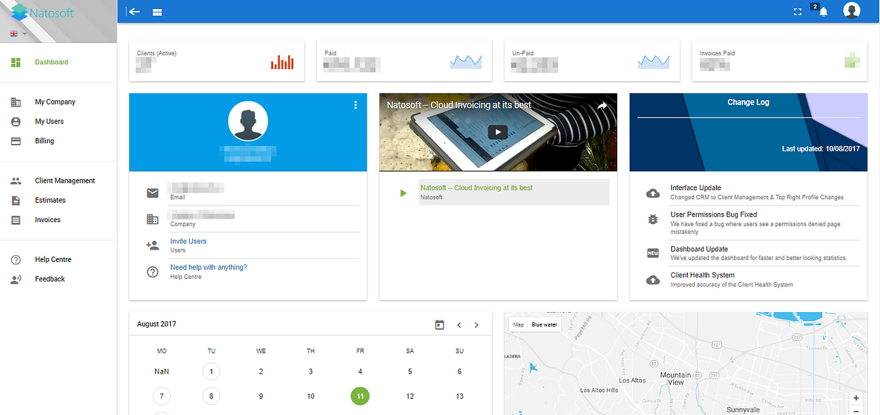Natosoft Dashboard