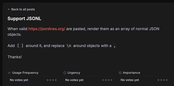 Graphical illustration depicting an open book with JSON files flowing in and reassembling into a different book shape, symbolizing JSONL support.
