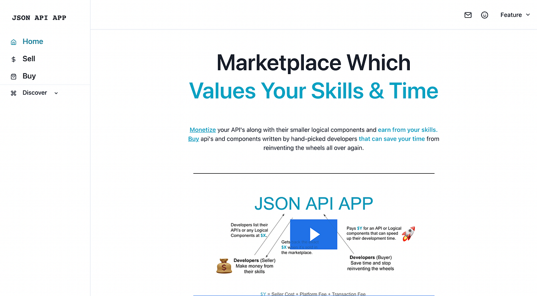 JSON API APP