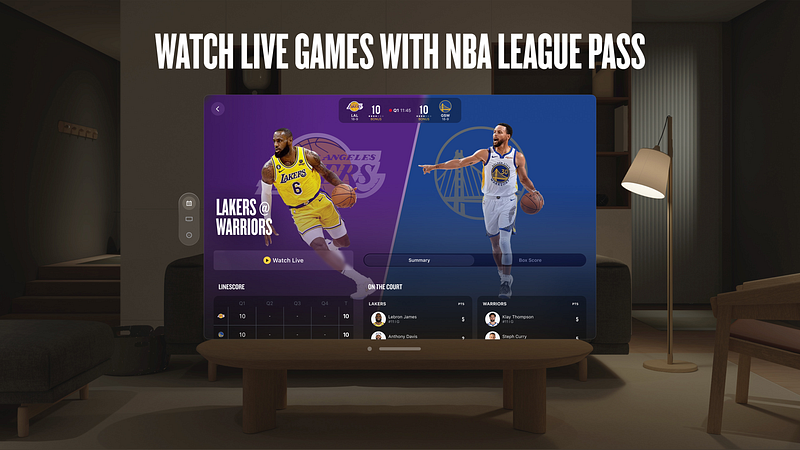 Screenshot of NBA League Pass