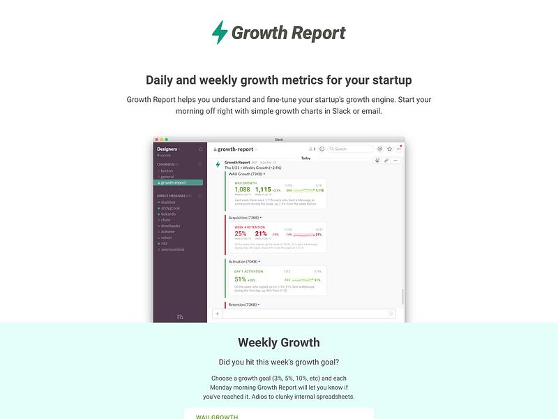 Growth Report