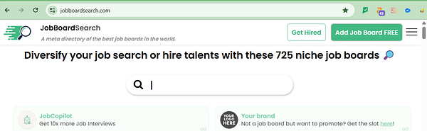 Screenshot of a Clean Bandit job board webpage displaying job listings, a search bar, and navigation links.