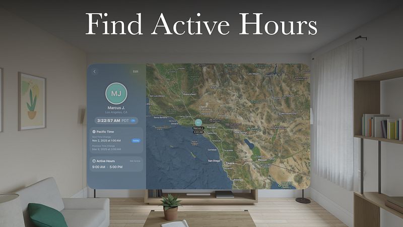Screenshot of Team Zones Timezone Tracker