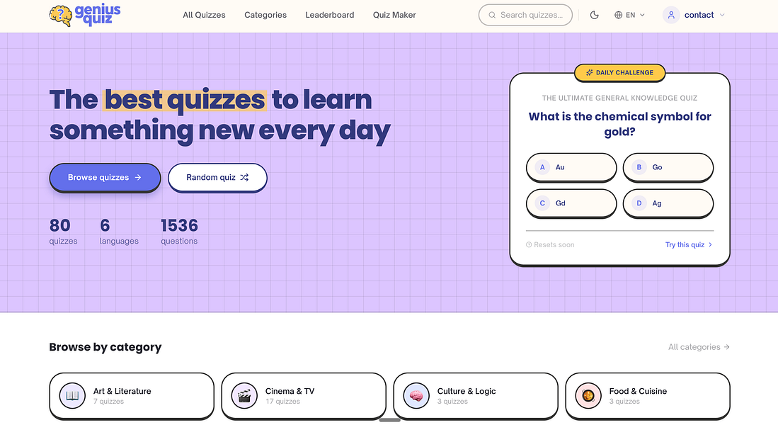 Genius Quiz