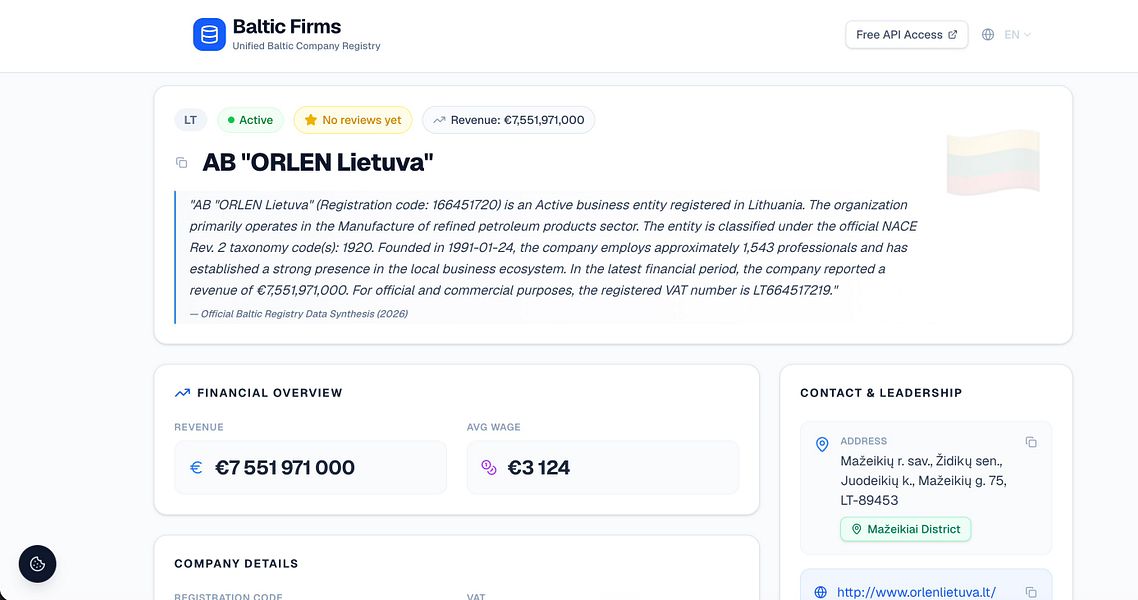 Baltic Firms